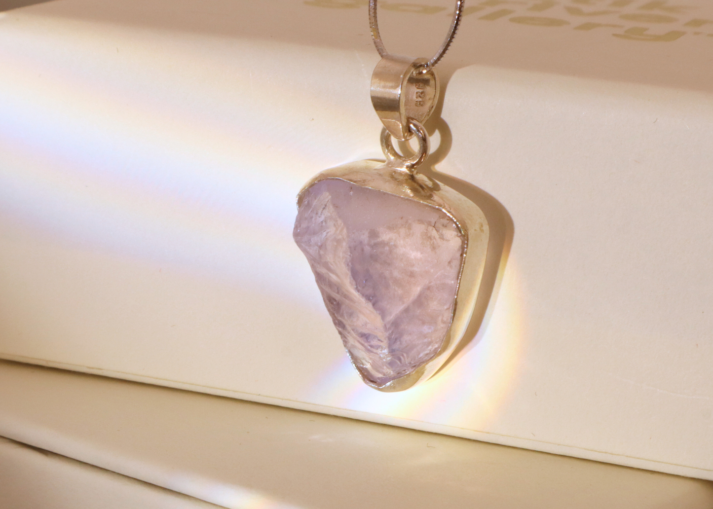Lavender Quartz Pendant - Form