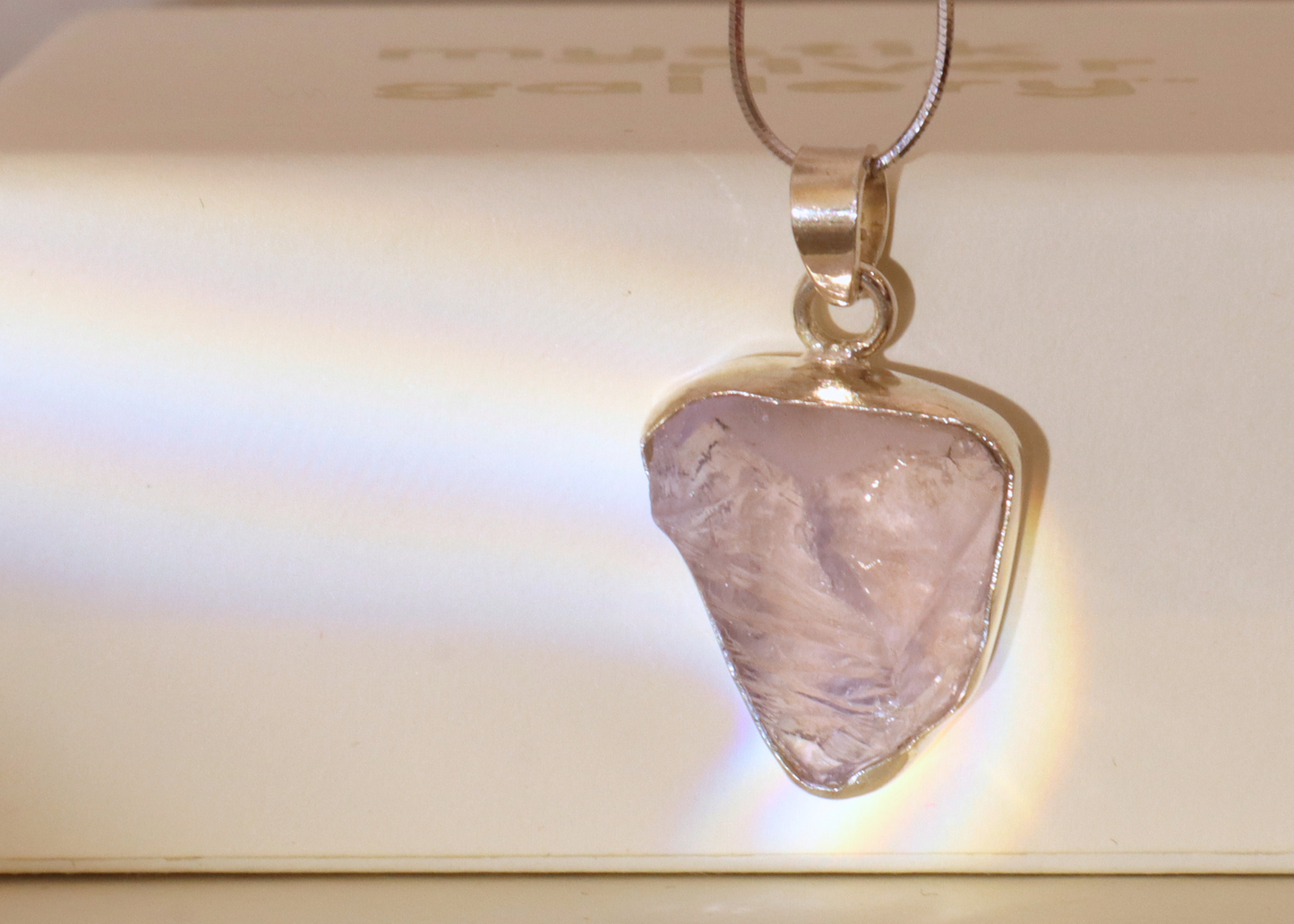 Lavender Quartz Pendant - Form