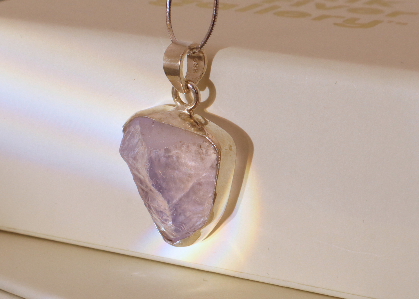 Lavender Quartz Pendant - Form