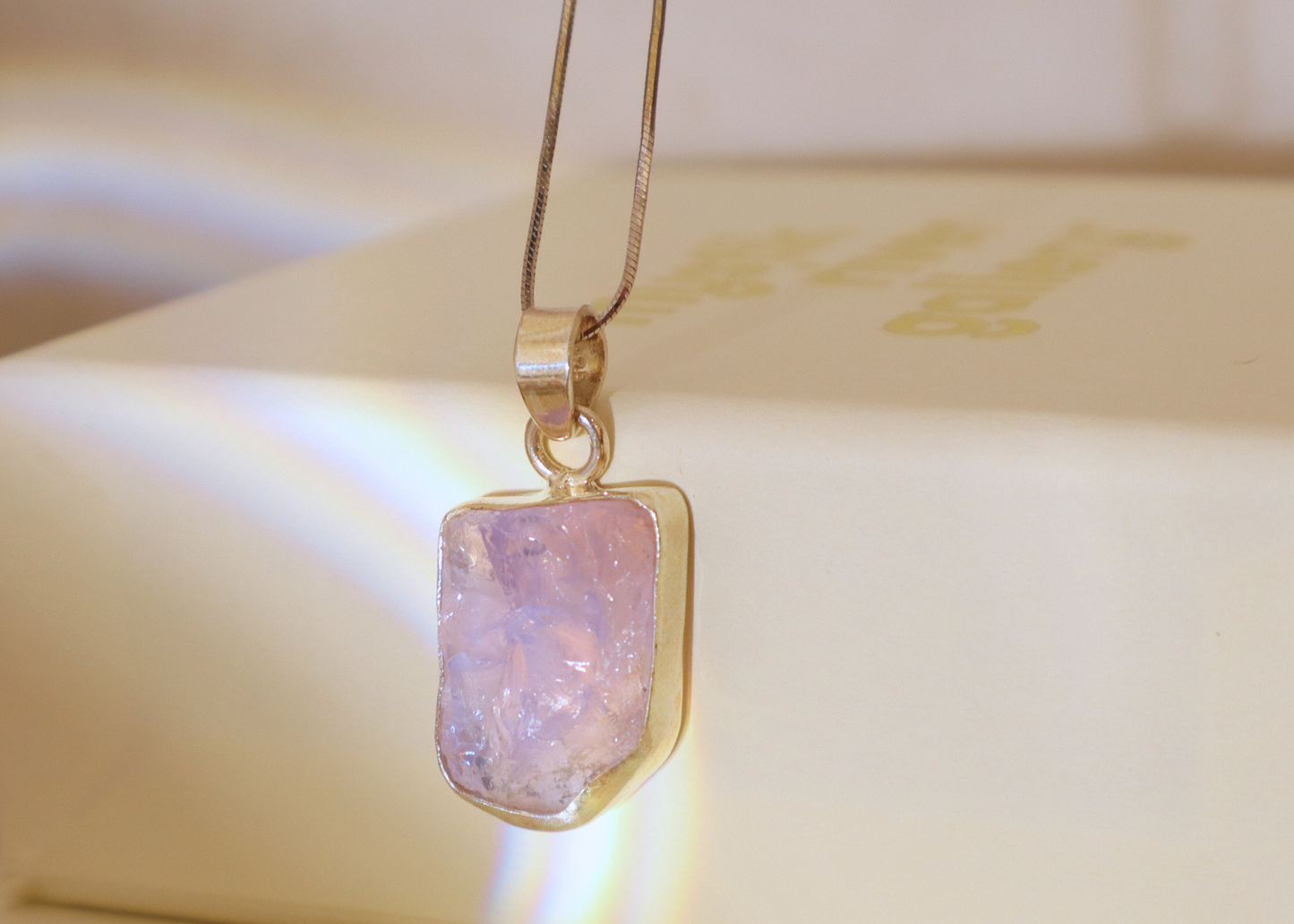 Lavender Quartz Pendant - Form