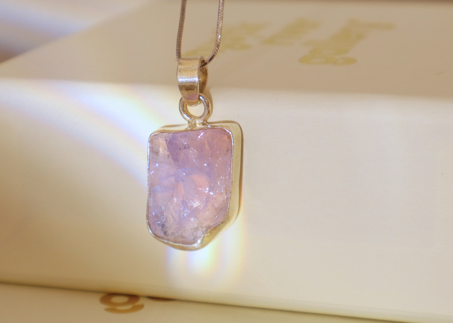 Lavender Quartz Pendant - Form