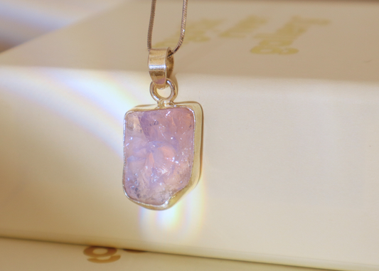 Lavender Quartz Pendant - Form