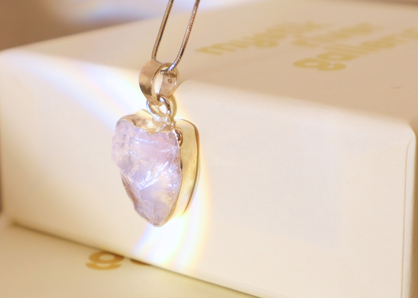 Lavender Quartz Pendant - Form
