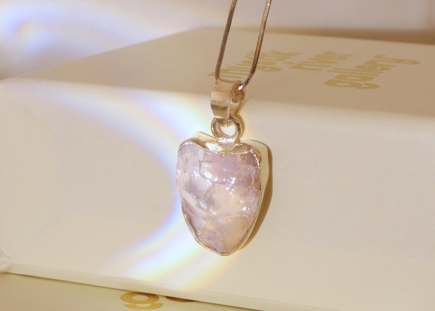 Lavender Quartz Pendant - Form