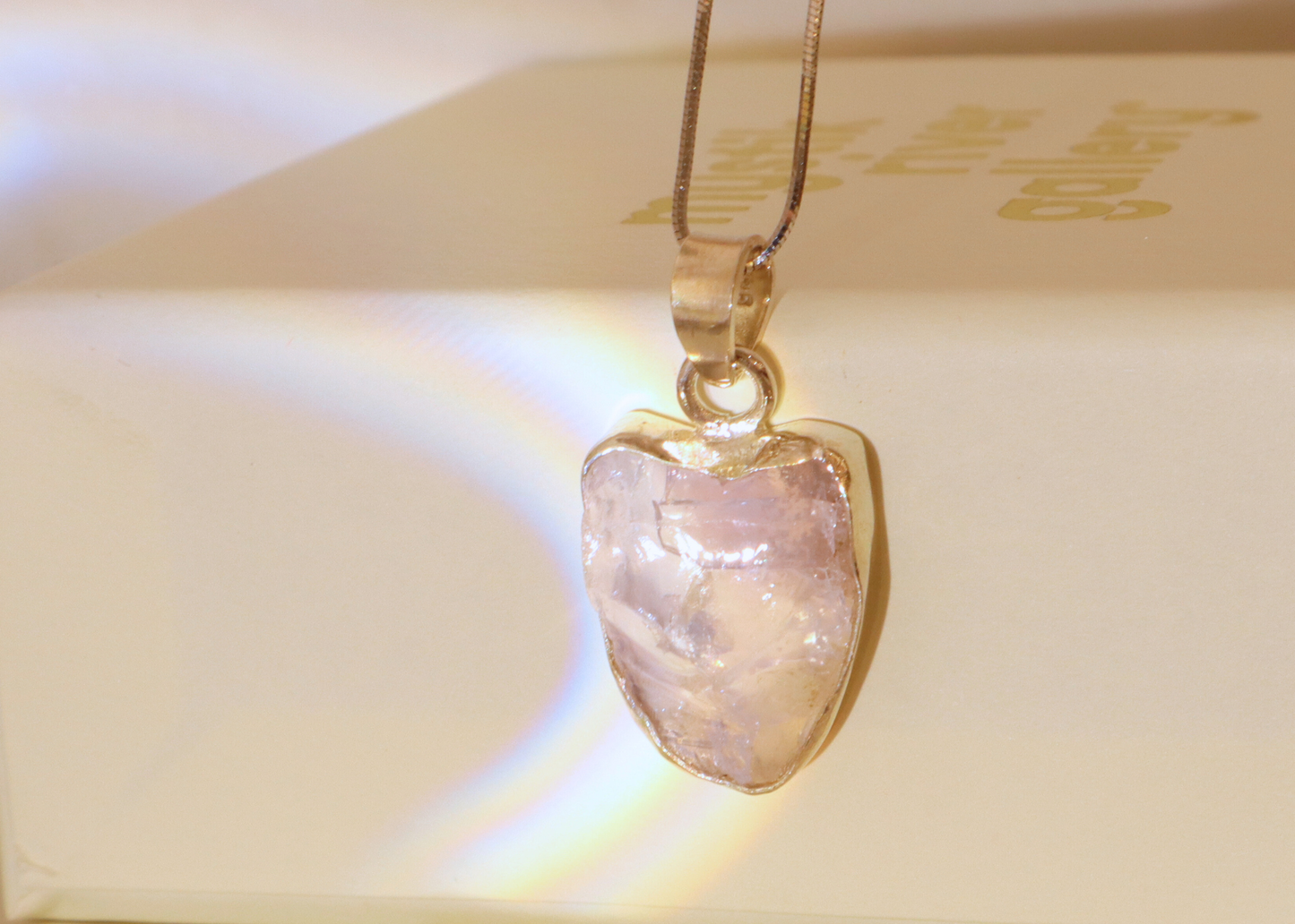 Lavender Quartz Pendant - Form