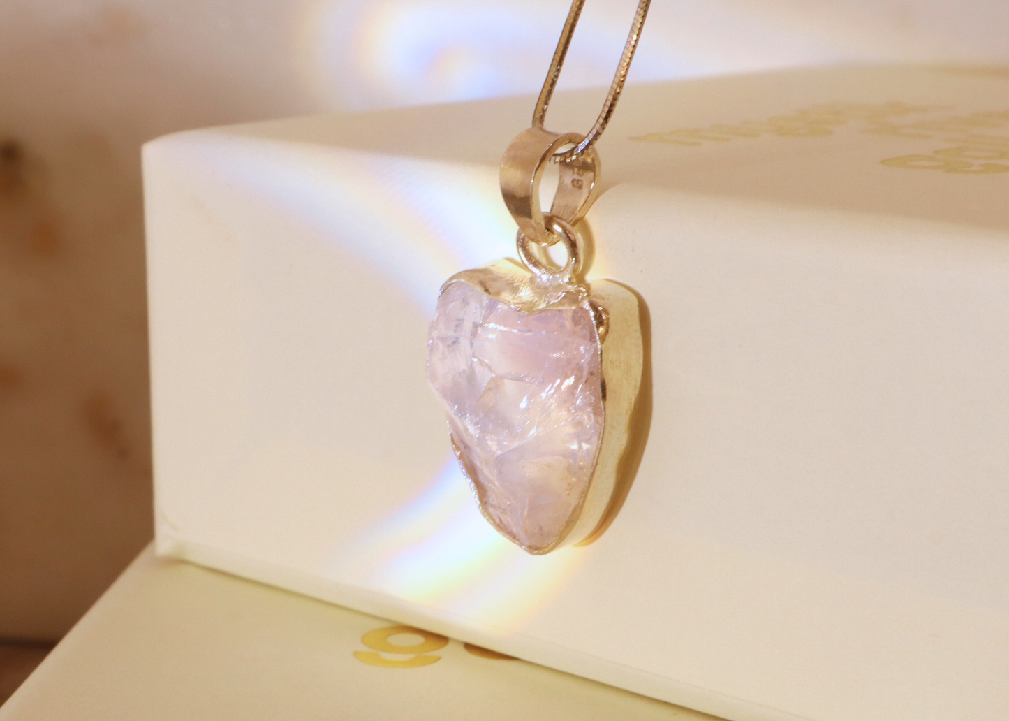 Lavender Quartz Pendant - Form