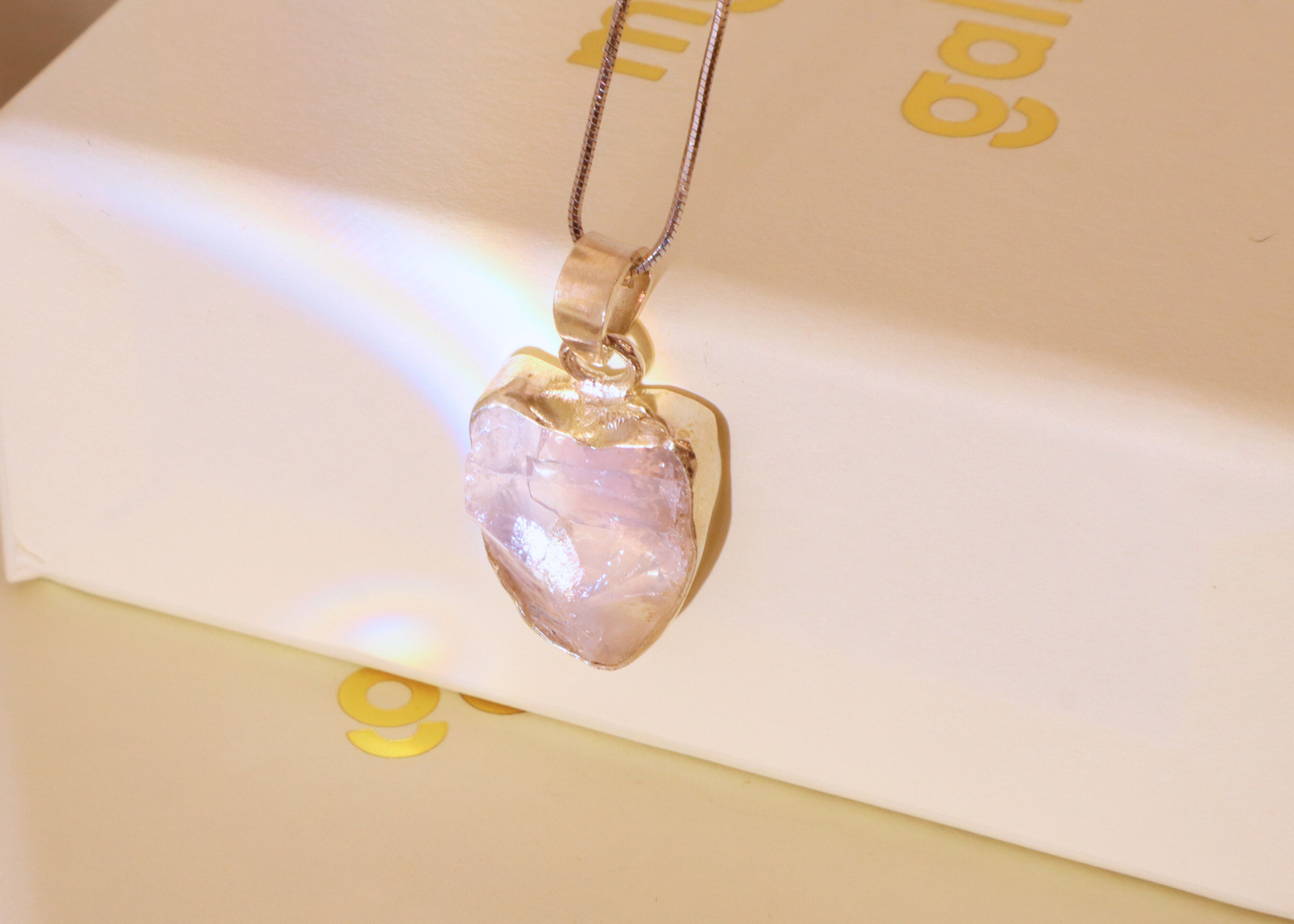 Lavender Quartz Pendant - Form