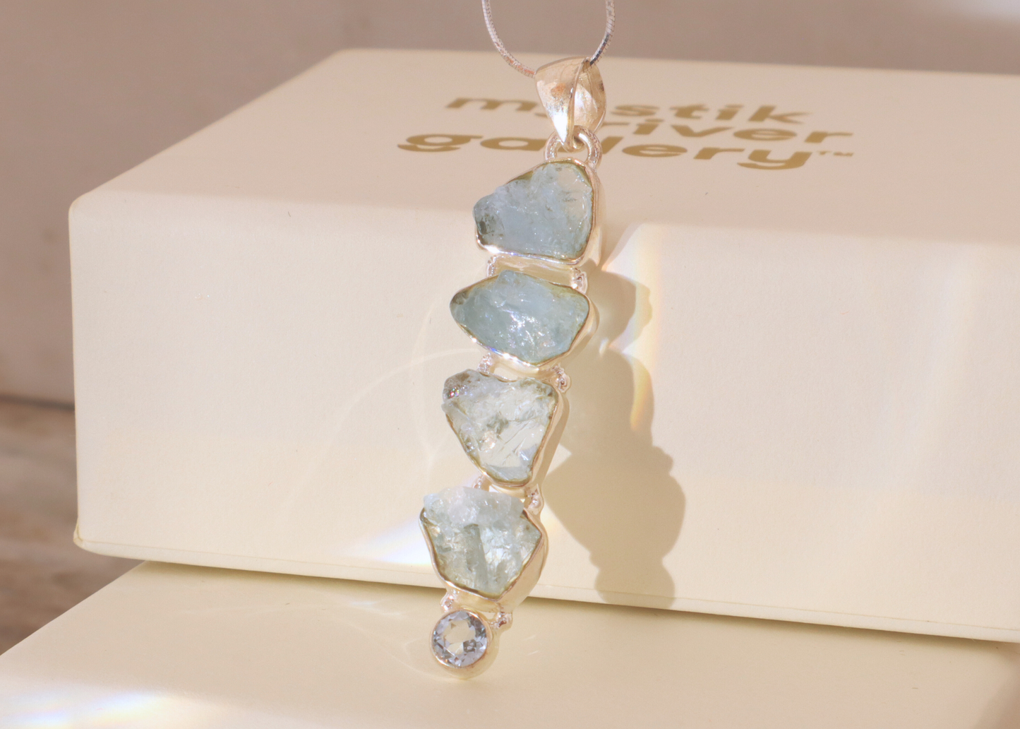 Aquamarine Pendant - Alignment