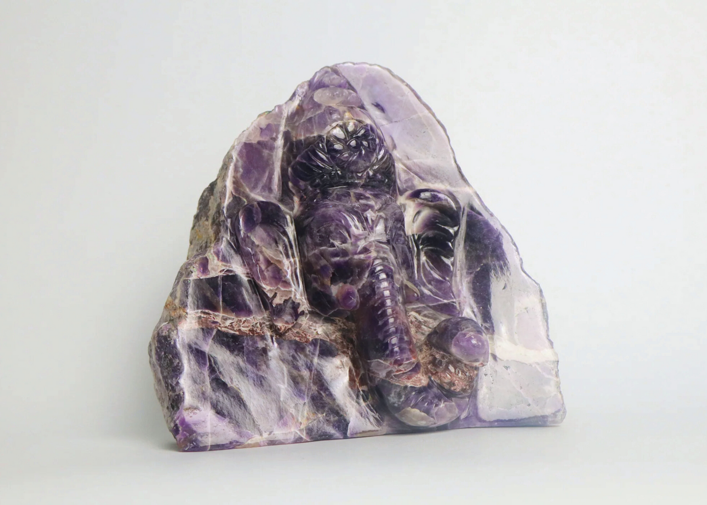 Ganesha Statue - Amethyst (15.5cm)
