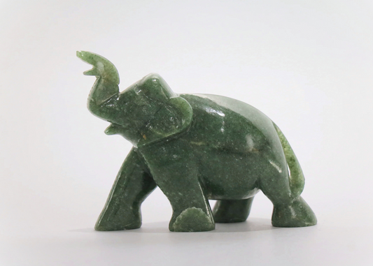 Elephant - Green Aventurine (7 cm)