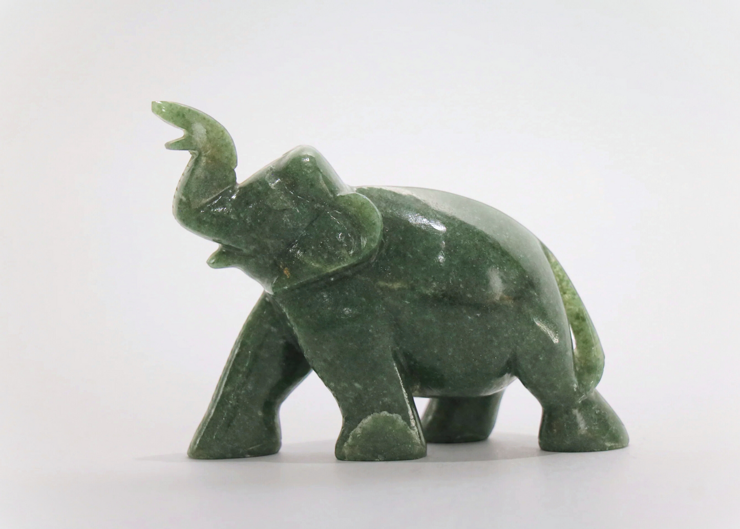 Elephant - Green Aventurine (7 cm)