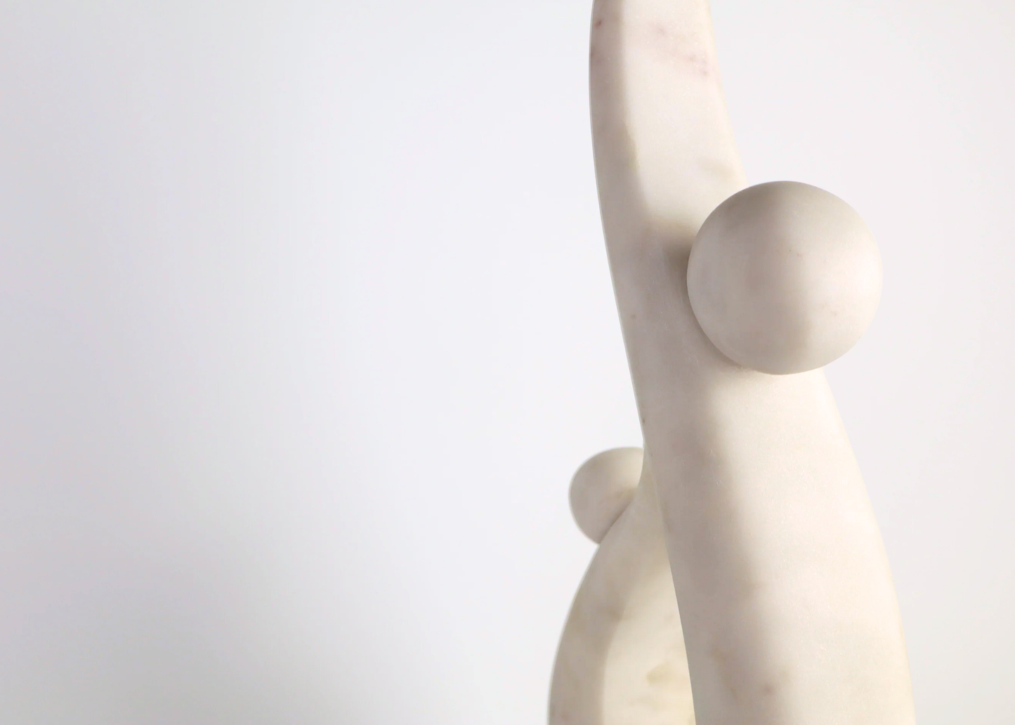 Mother & Child I - White Marble (43 cm)