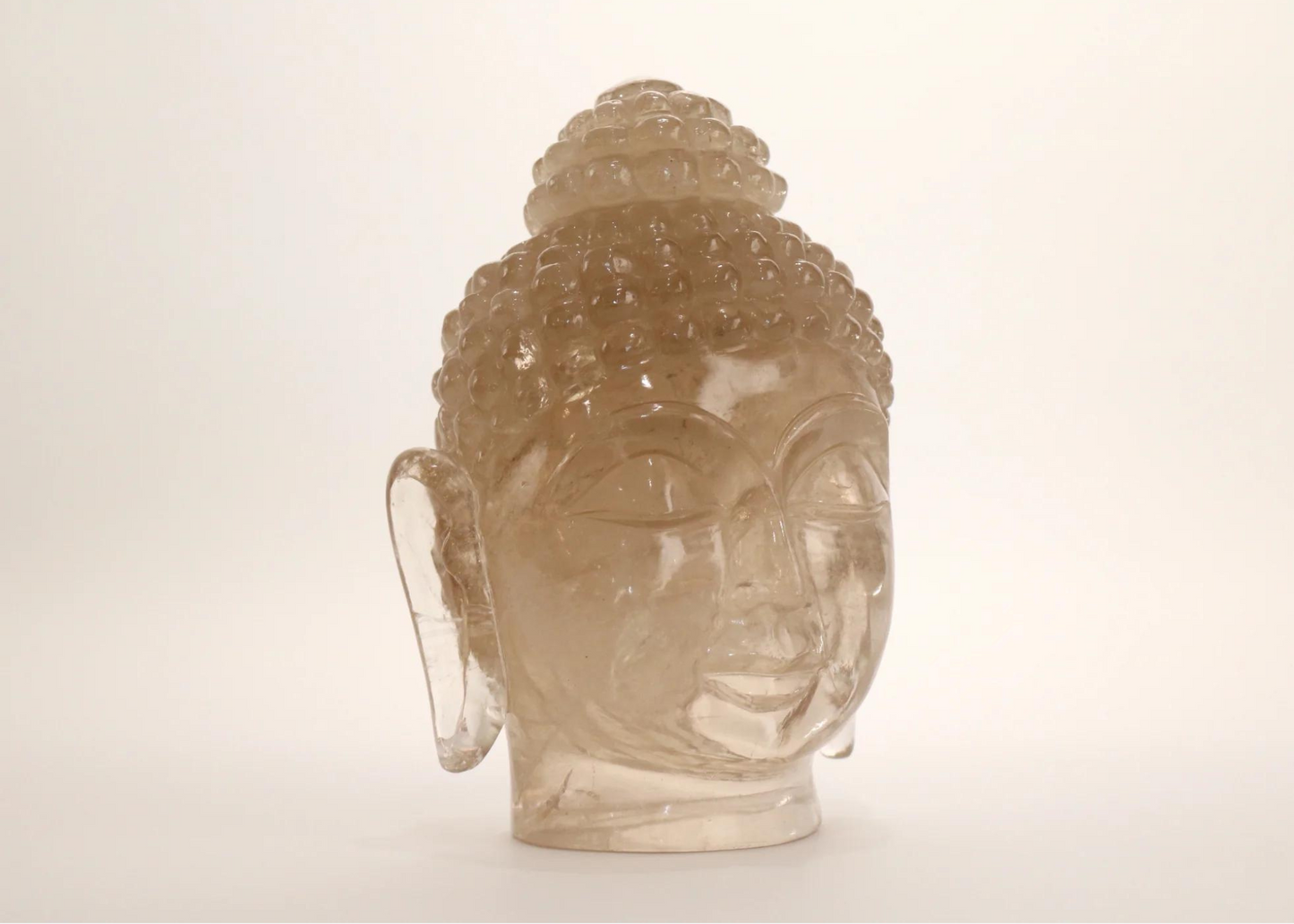 Buddha Head - Smoky Quartz (Large, 23cm)