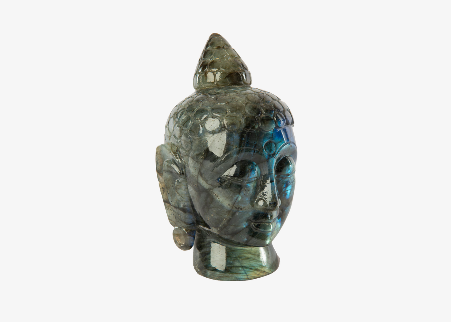 Buddha Head - Labradorite (Small, 17cm.5)