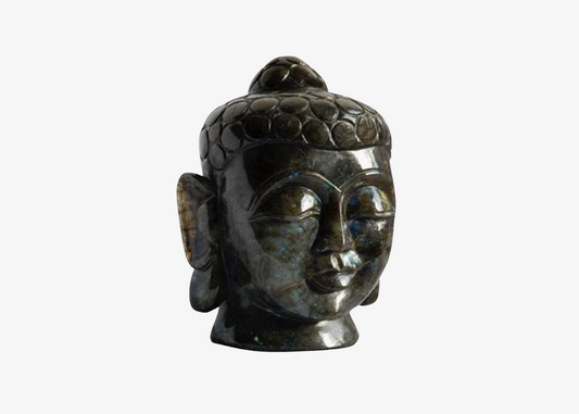 Buddha Head - Labradorite (Small, 19cm)