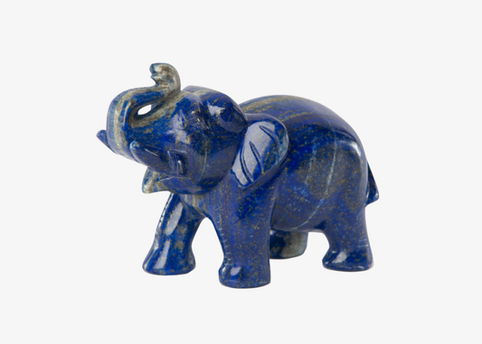 Elephant Statue - Lapis Lazuli (Small, 9cm)