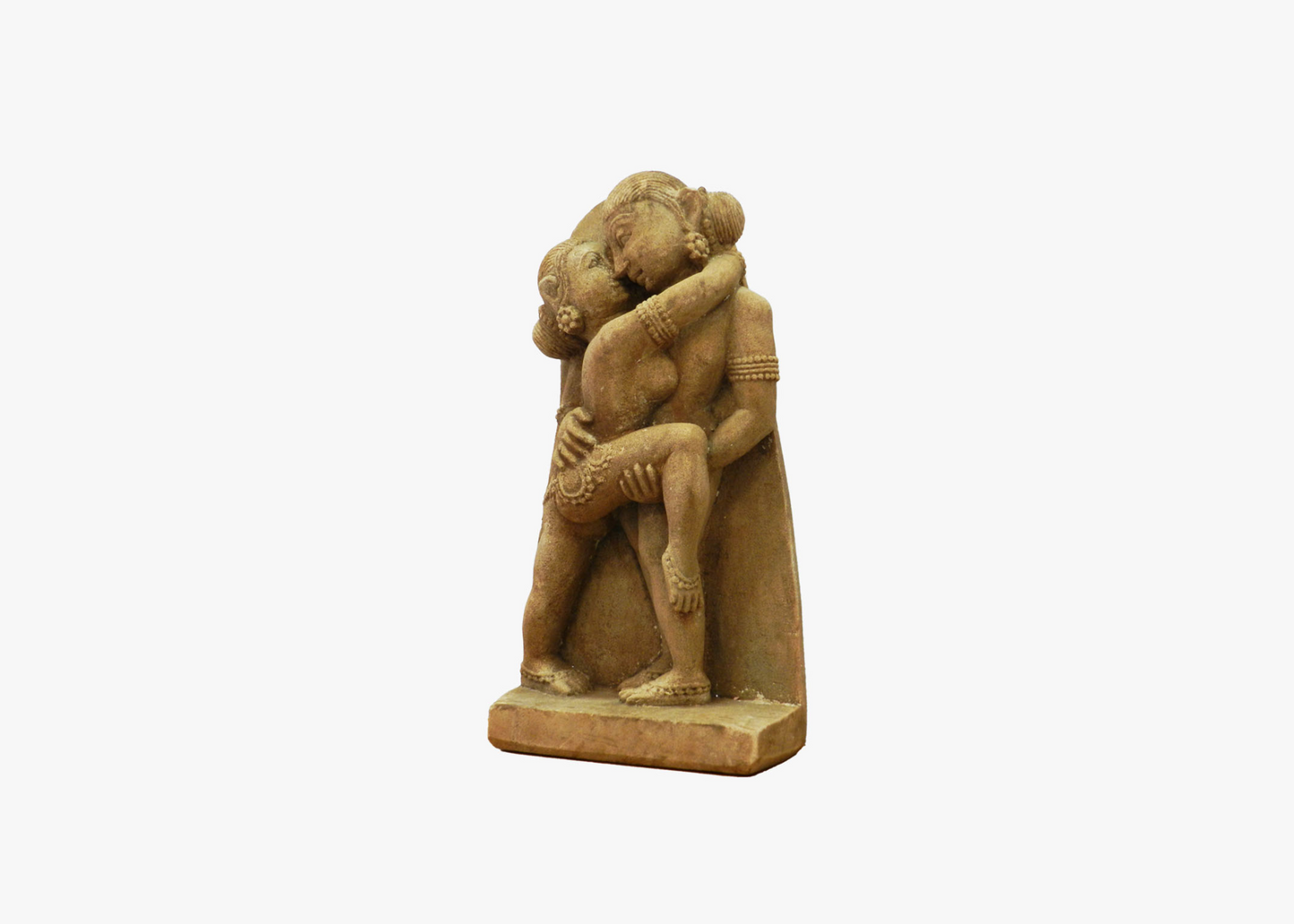 Mithuna Loving Couple - Sandstone (Medium, 30cm)