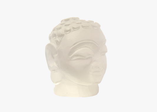 Buddha Head - Selenite (Small, 11cm)