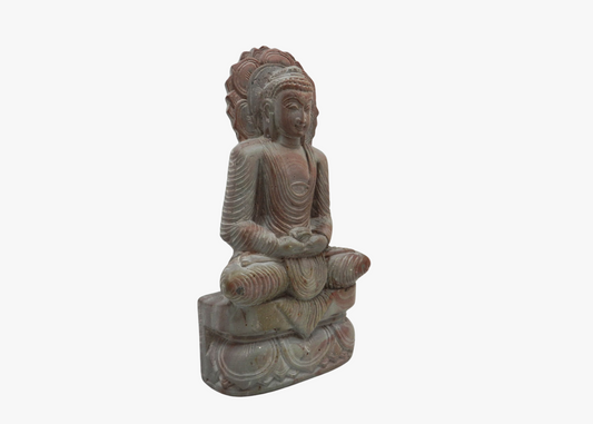 Sitting Buddha - Softstone (Small, 15.5 cm)