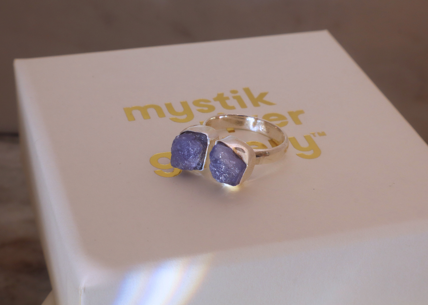 Tanzanite Raw Ring