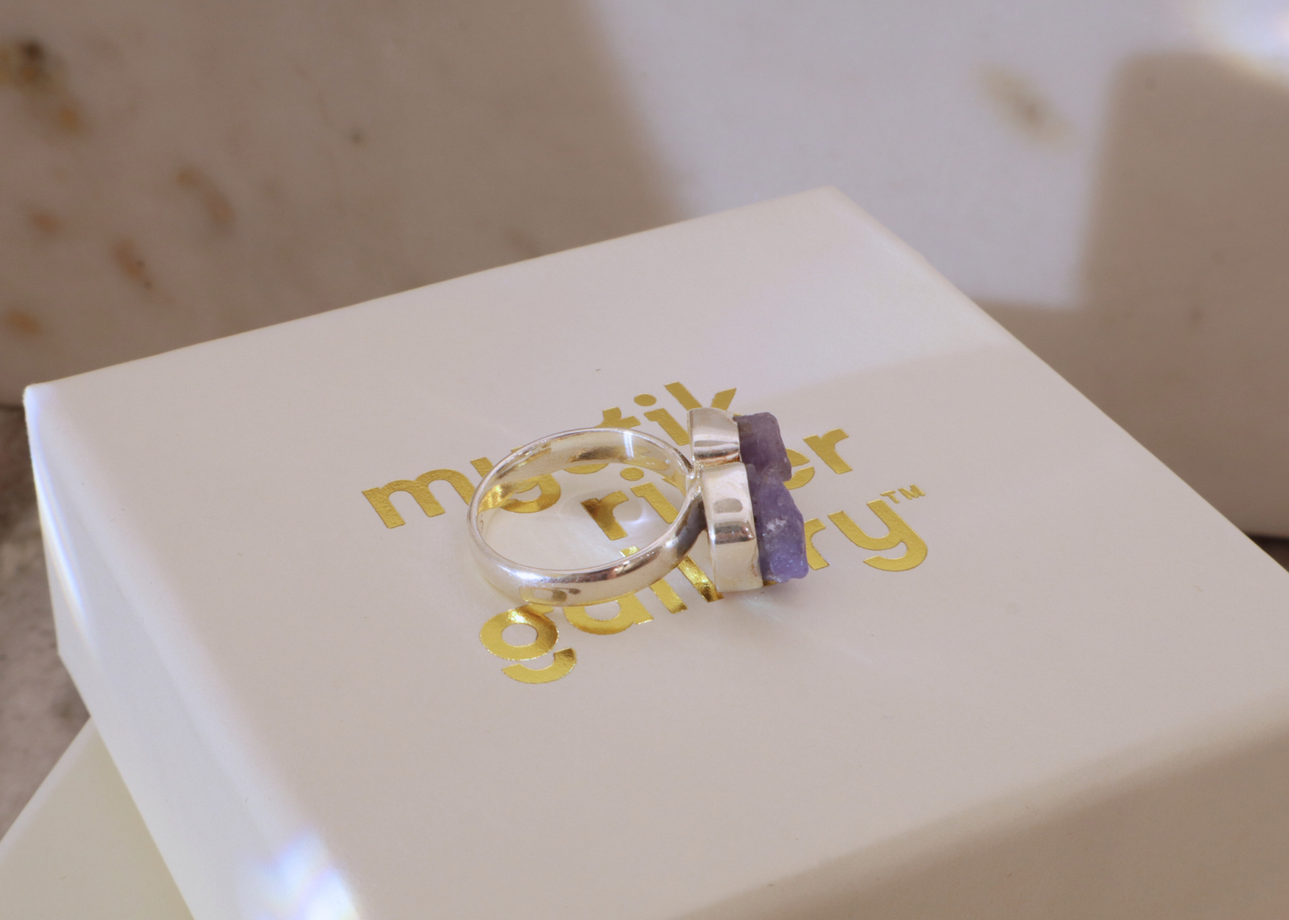 Tanzanite Raw Ring