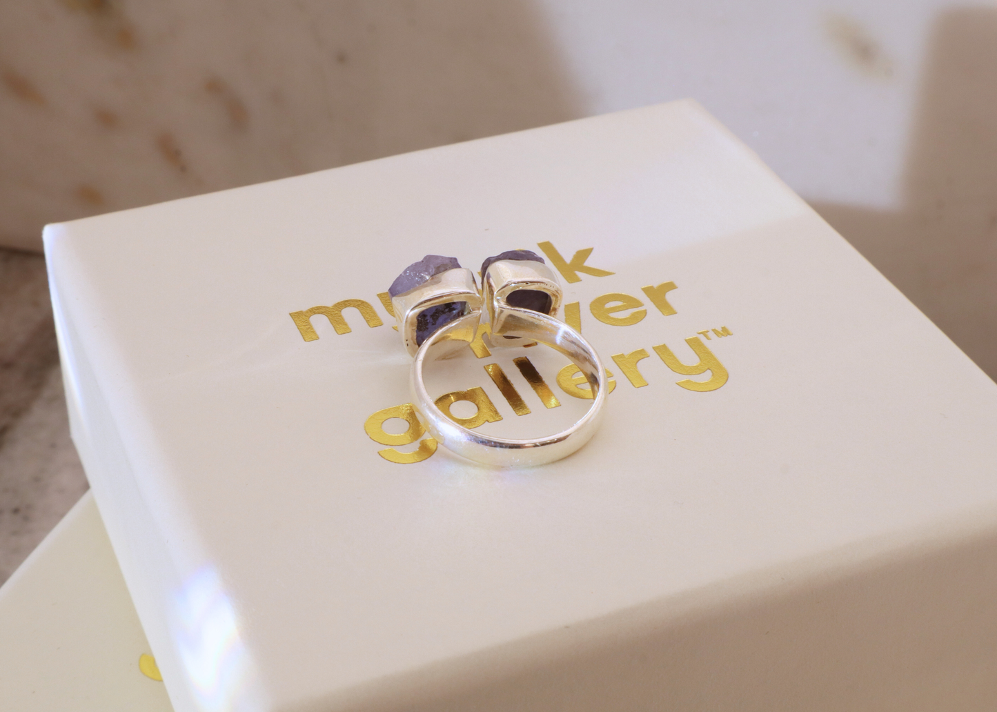 Tanzanite Raw Ring