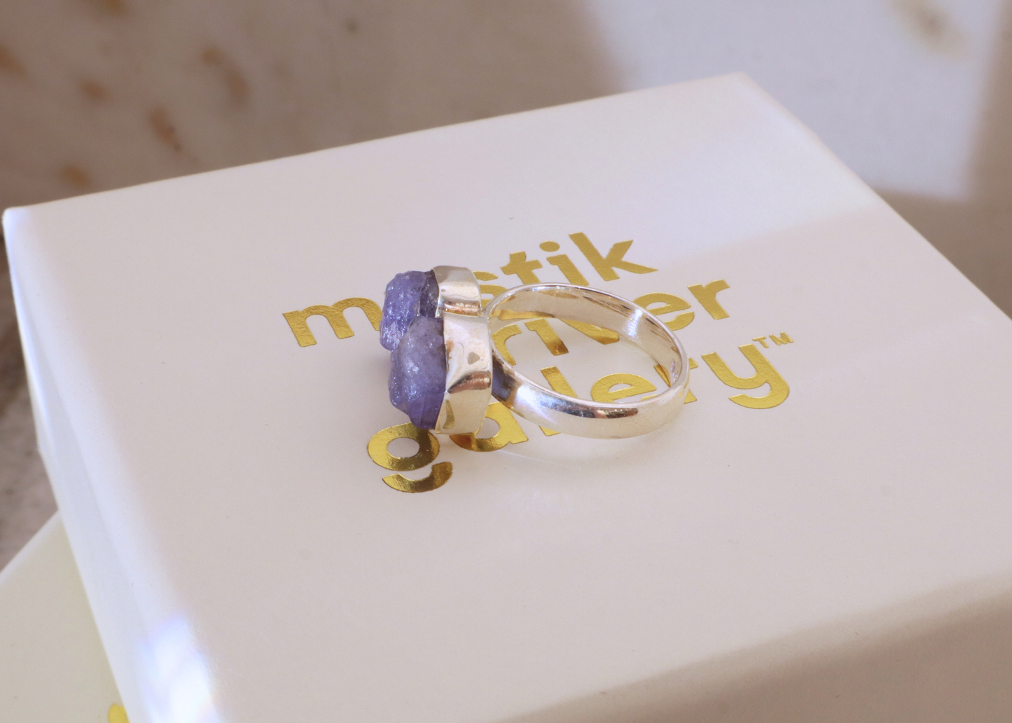 Tanzanite Raw Ring