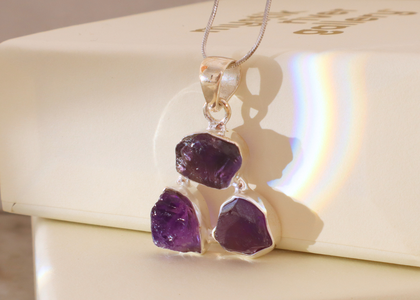 Amethyst Pendant - Trinity