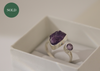 Raw and Polished Amethyst Ring (Sterling Silver)