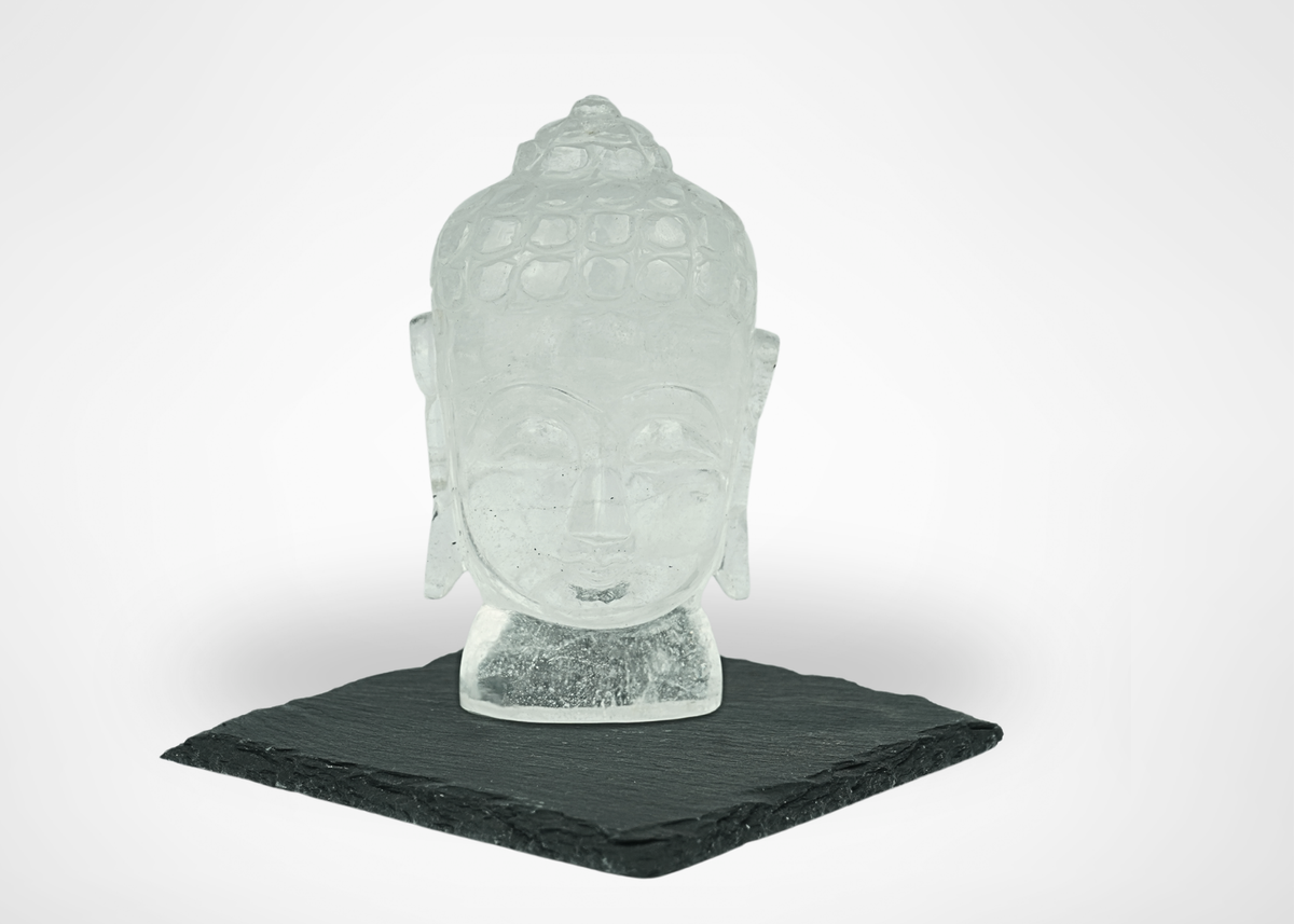 Buddha Head - Clear Quartz (