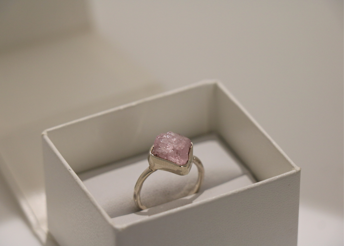 Rose Quartz Ring (Sterling Silver)