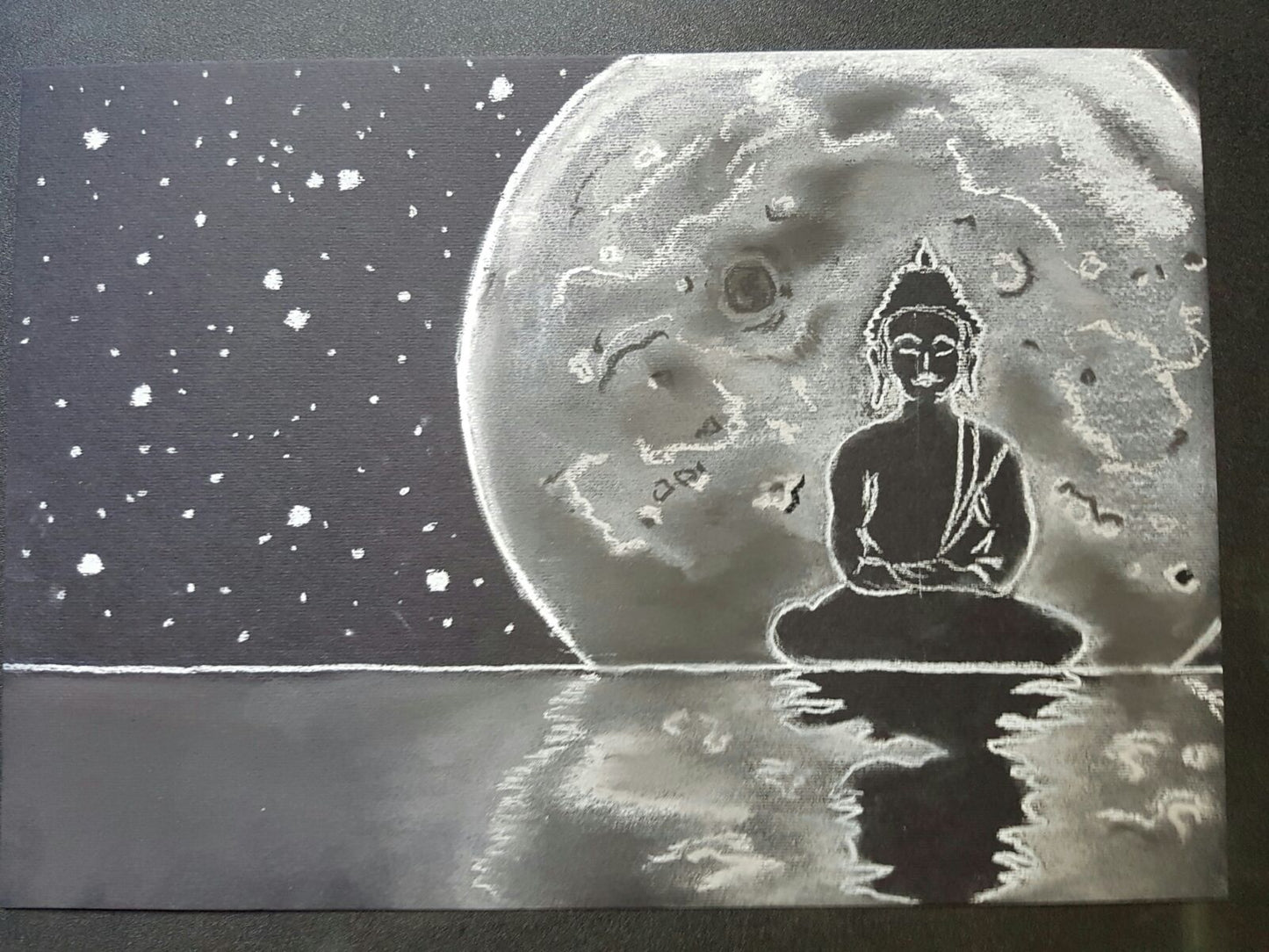 Buddha Under the Moon Light (Original by Svitlana Babayeva)