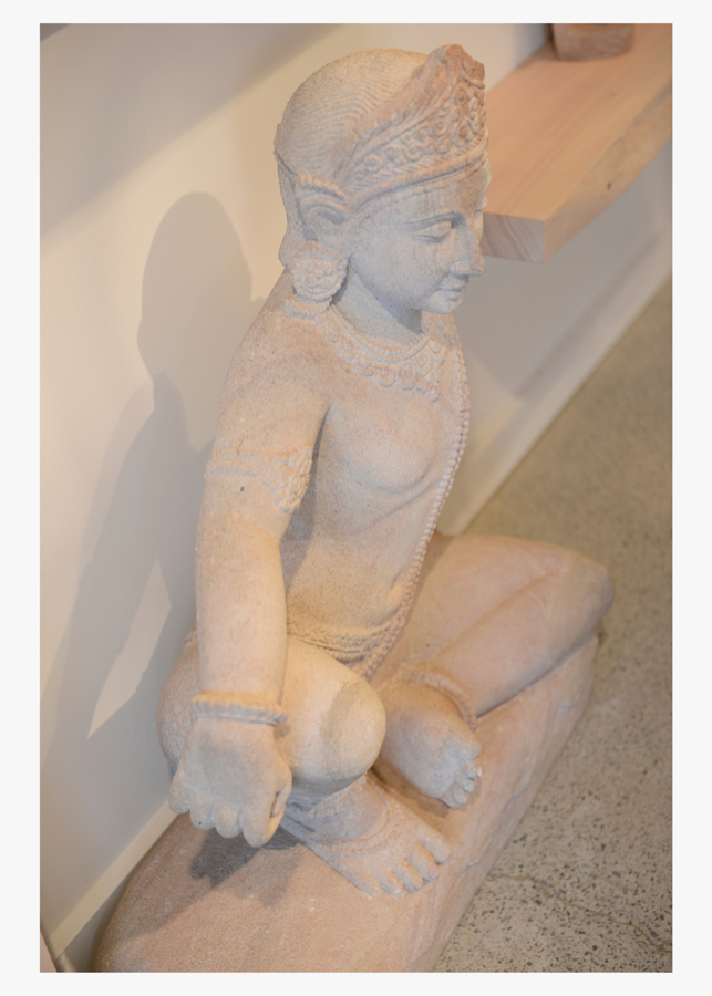 Indra Deity - Sandstone (Large, 90cm)