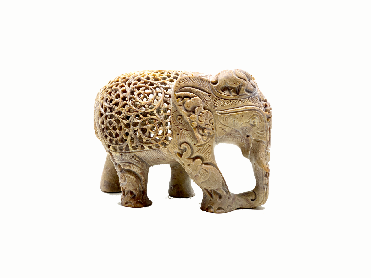 Elephant Mother - Soft Stone (Small, 14cm)