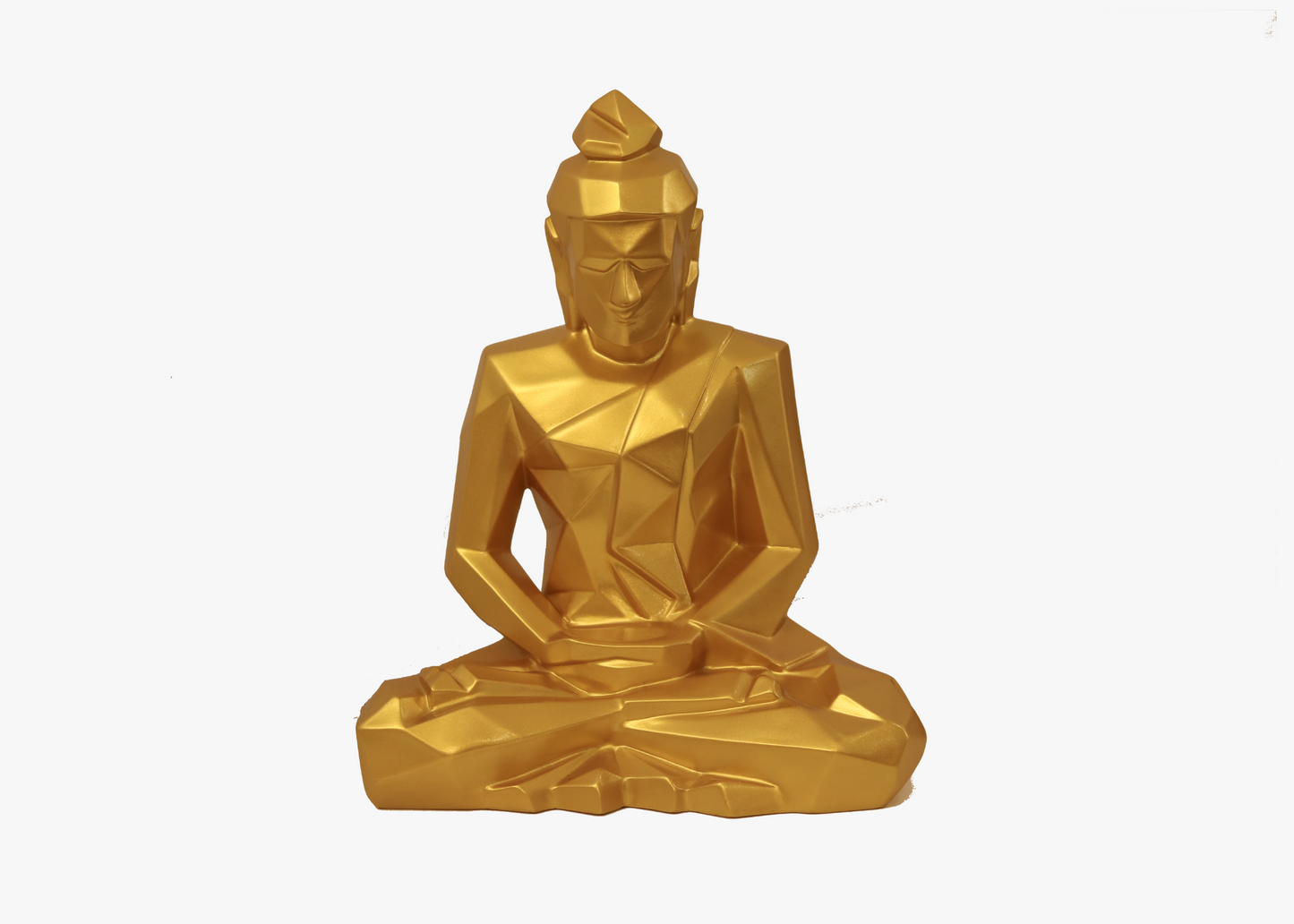 Abstract Buddha - Ceramic (Golden Matte)