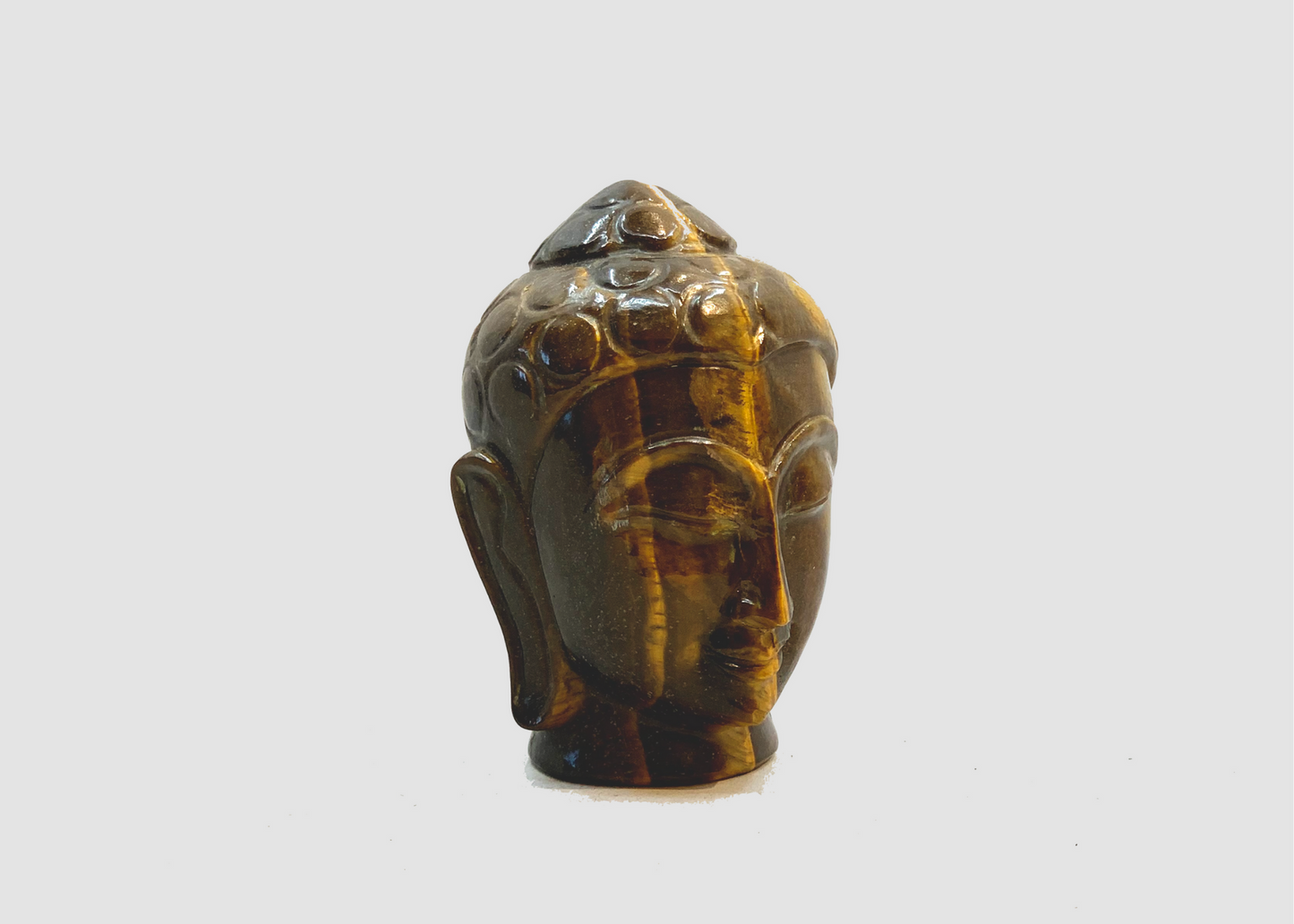 Buddha Head - Tiger Eye (7cm)
