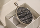 Rough Black Tourmaline Pendant (Sterling Silver)