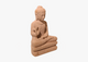 Sitting Buddha - Sandstone (Medium, 38cm)