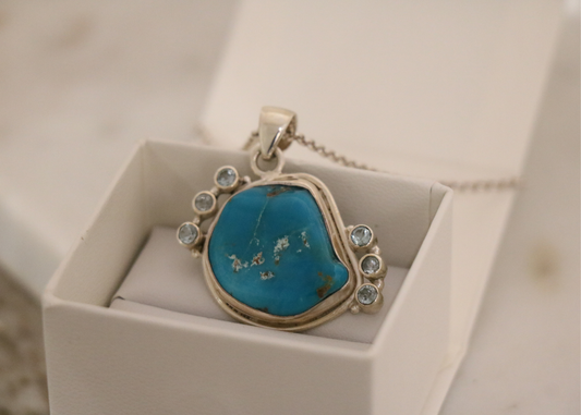 Natural Turquoise Pendant