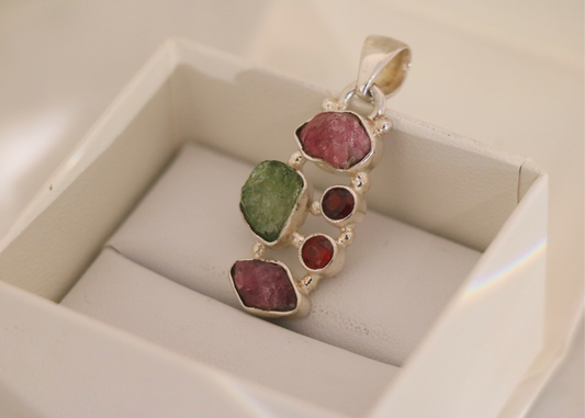 Multi-Tourmaline Pendant