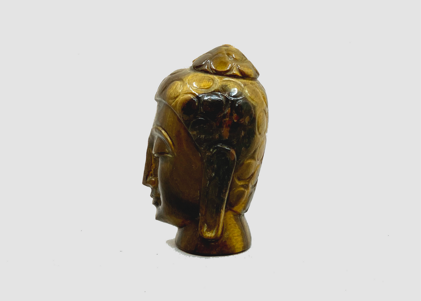 Buddha Head - Tiger Eye (7cm)