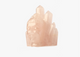 Buddha Head - Rose Quartz (Medium, 21cm)