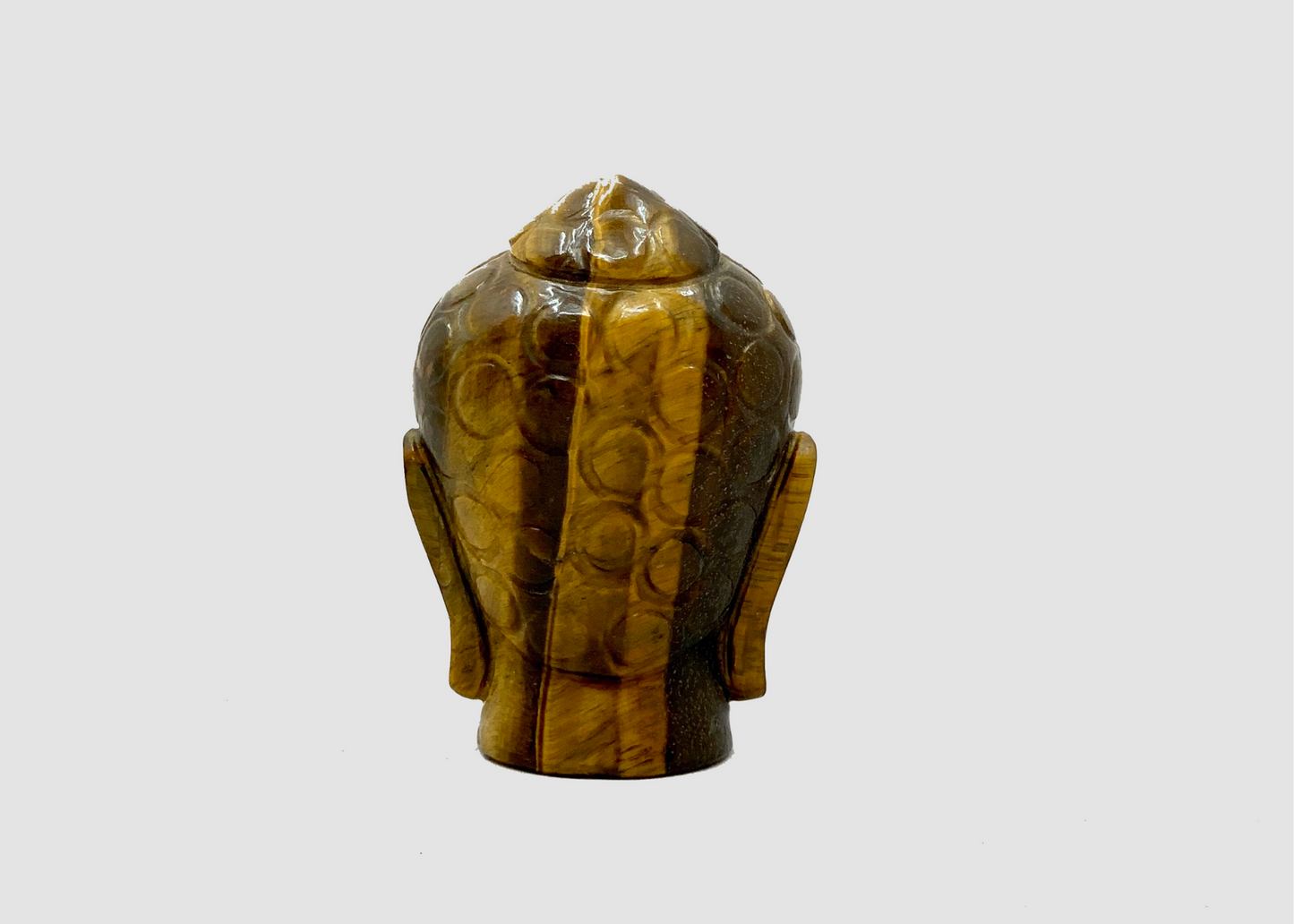 Buddha Head - Tiger Eye (Small, 7cm)