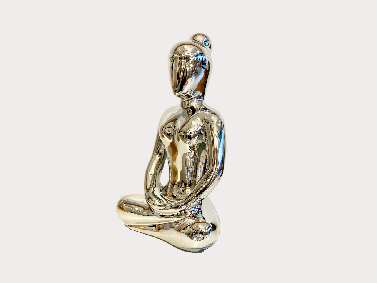 Cyber Yoga - 3D Silver Glossy (Medium, 40cm)