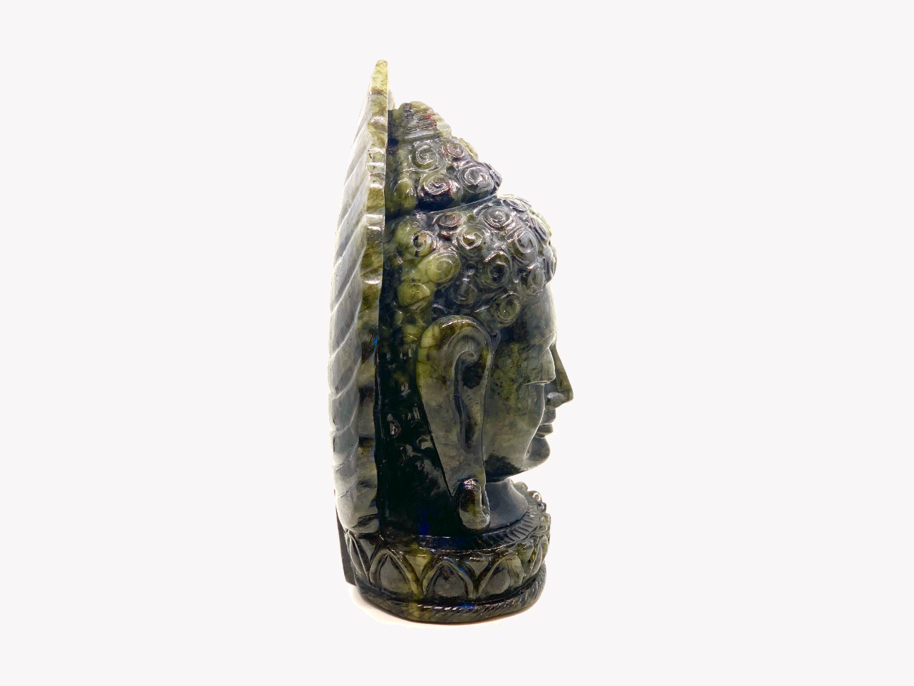 Buddha Statue - Labradorite (Medium, 32cm)