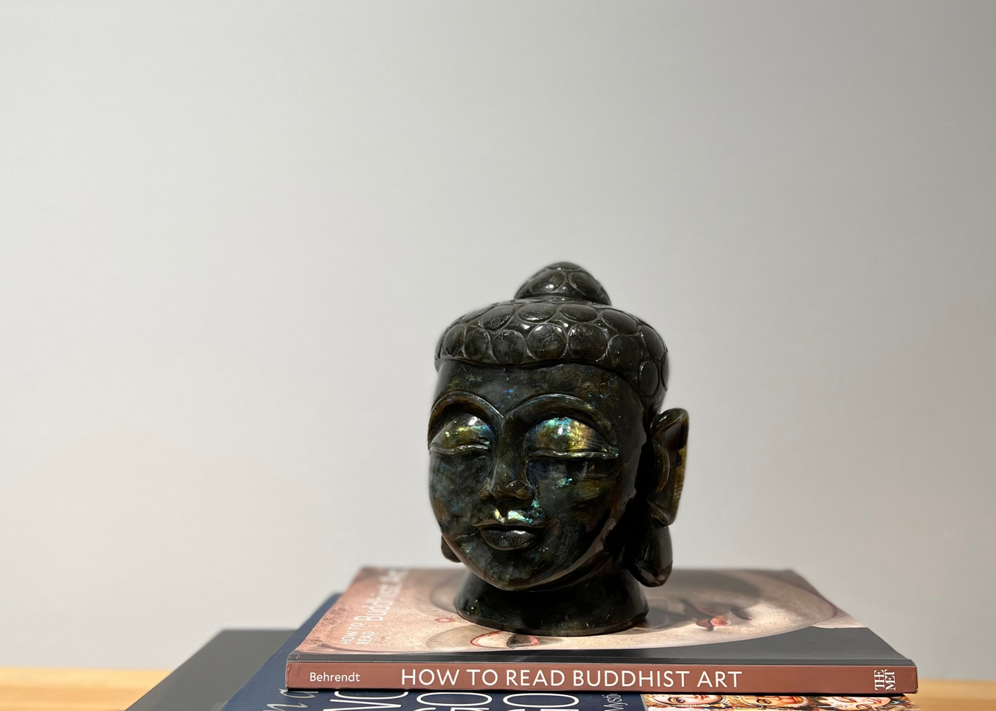 Buddha Statue - Labradorite (Small, 19cm)