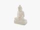 Sitting Buddha - White Marble