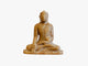 Sitting Buddha - Golden Marble