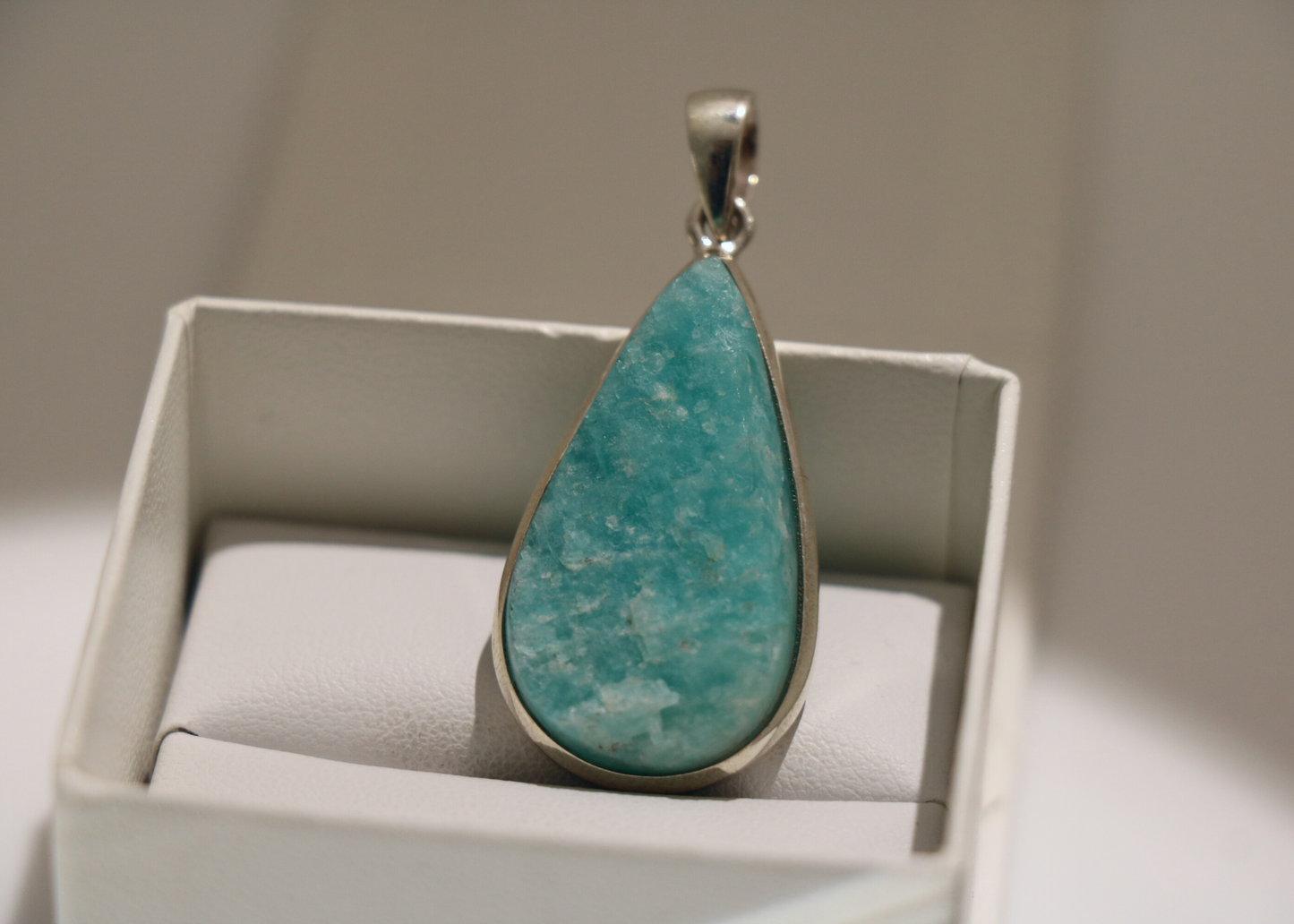 Amazonite Rough Pendant