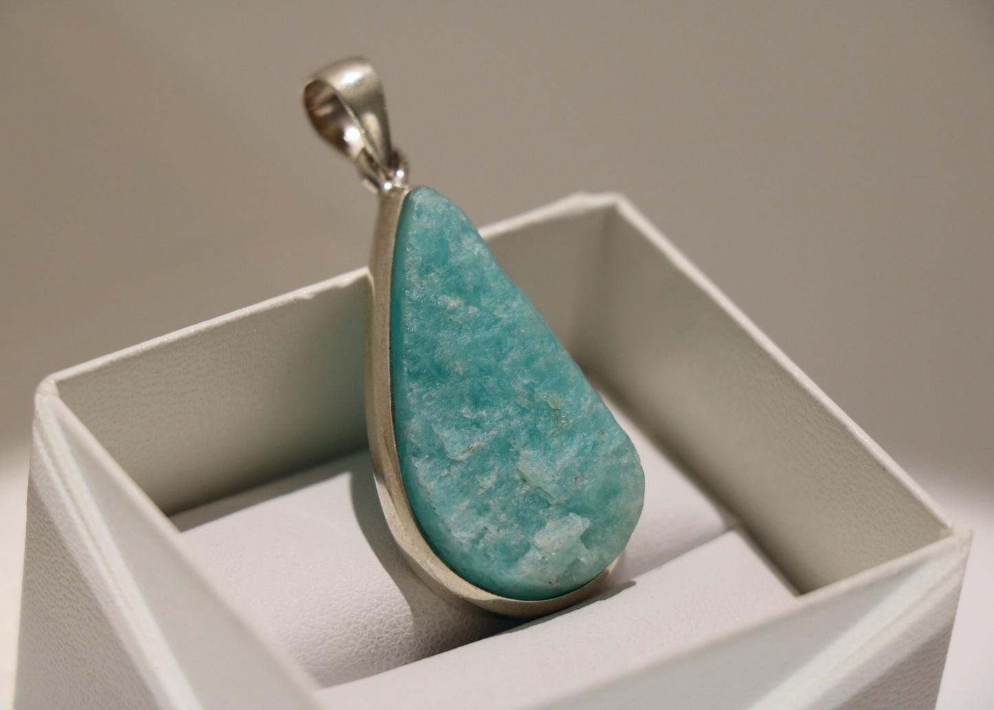 Amazonite Rough Pendant